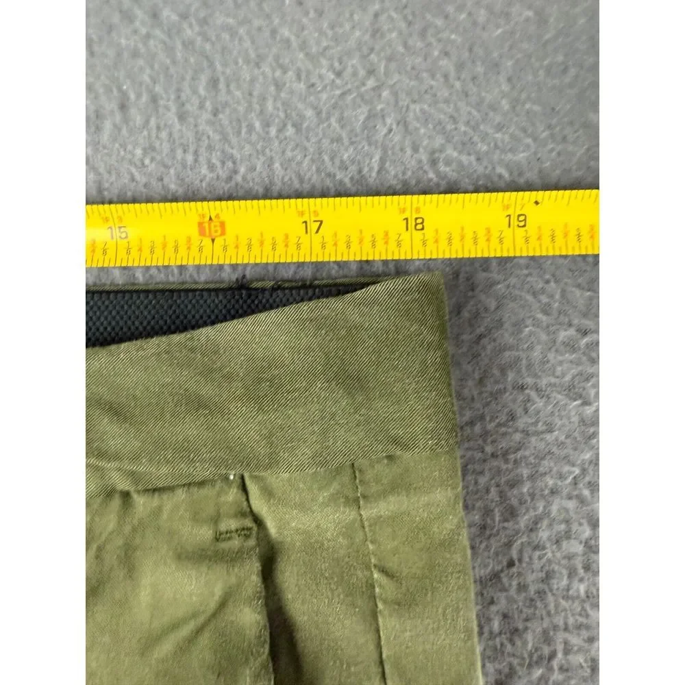 7 Diamonds Pants Men's 36x30* Green Parker Chinos Performance Stretch Flat Front